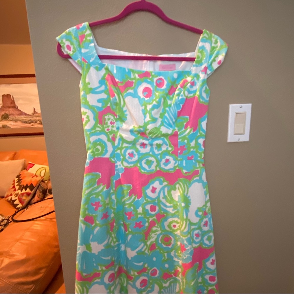 Lilly Pulitzer Cap Bell Sleeve Dress